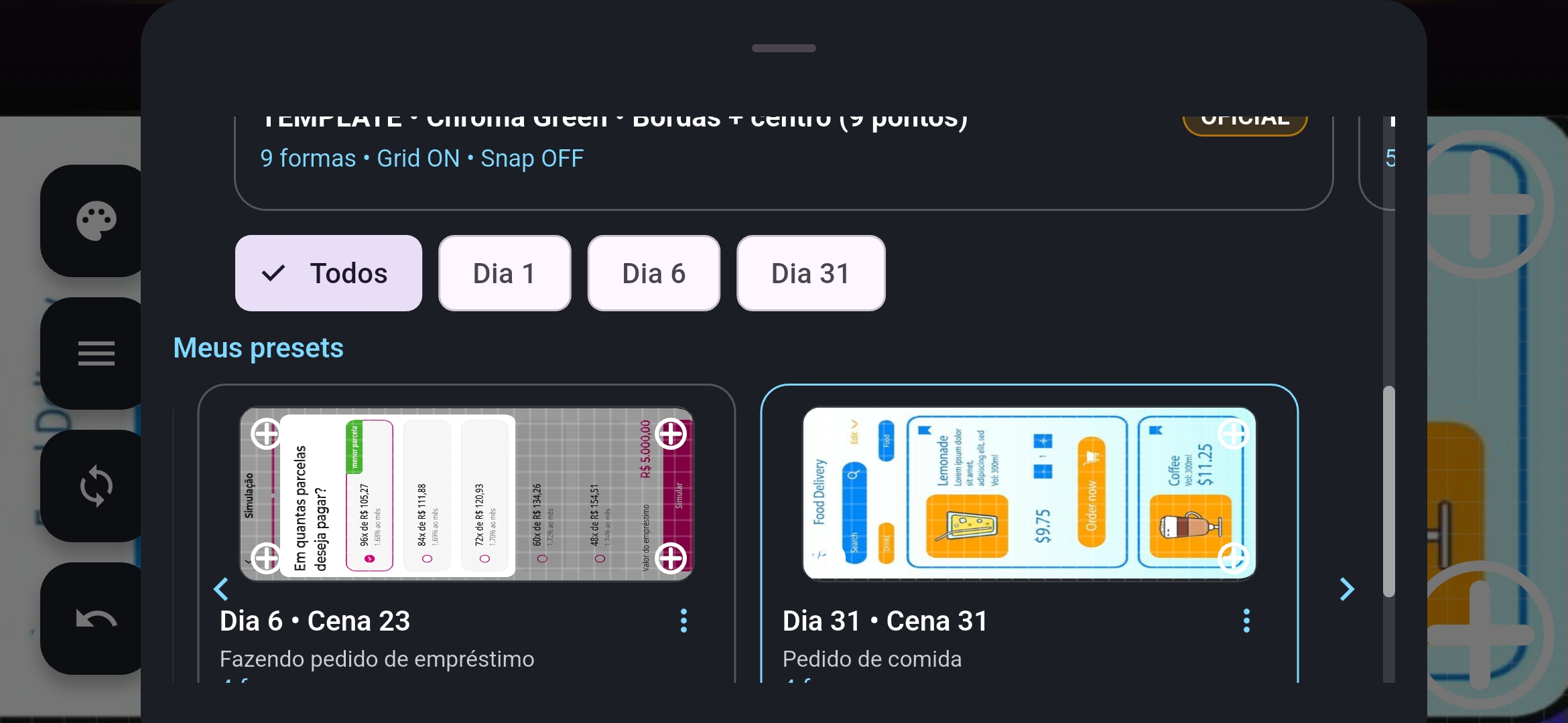 Presets oficiais