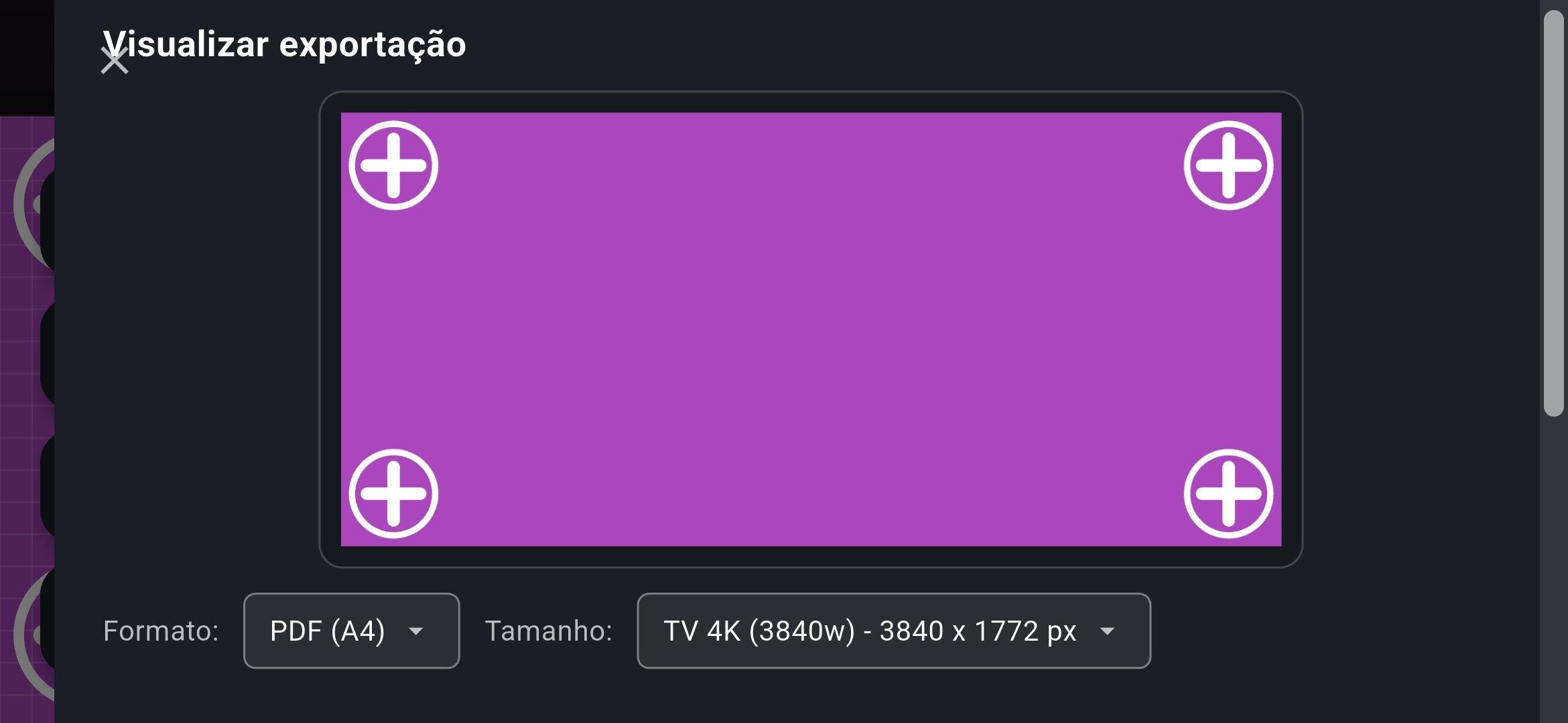 Exportacao Preview